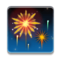 Fireworks emoji on Samsung